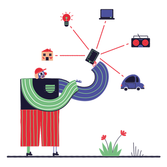 Contact illustration